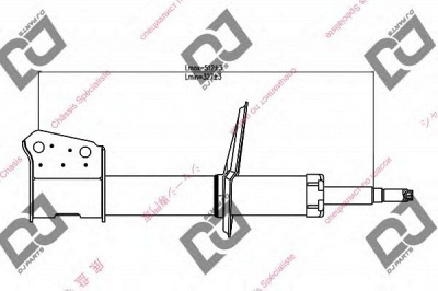 DJ PARTS ds1407gs -  Амортизатор
